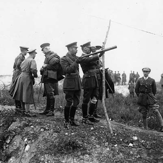 23 July 1916 King watches battle posieres
