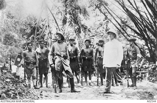 German New Guinea local troops with German Reservists