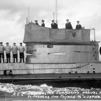 18 March 1915 HMAS AE2 submarine