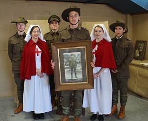 Dominci cast ww1 soldier and nurse costumes
