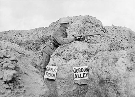 Trenches during World War I