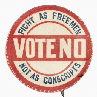 First Australian conscription referendum voted against