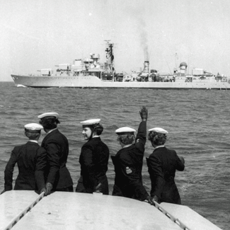 HMAS Voyager II departure Sydney