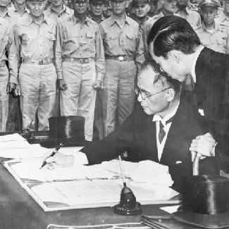 Japan surrenders