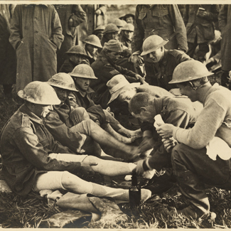 40th Battalion feet ypres 
